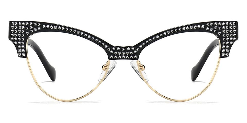 Gold Black Diamond Amari - Cat Eye Glasses