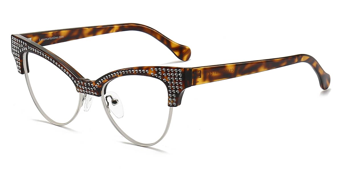 Tortoiseshell Amari - Cat eye Glasses