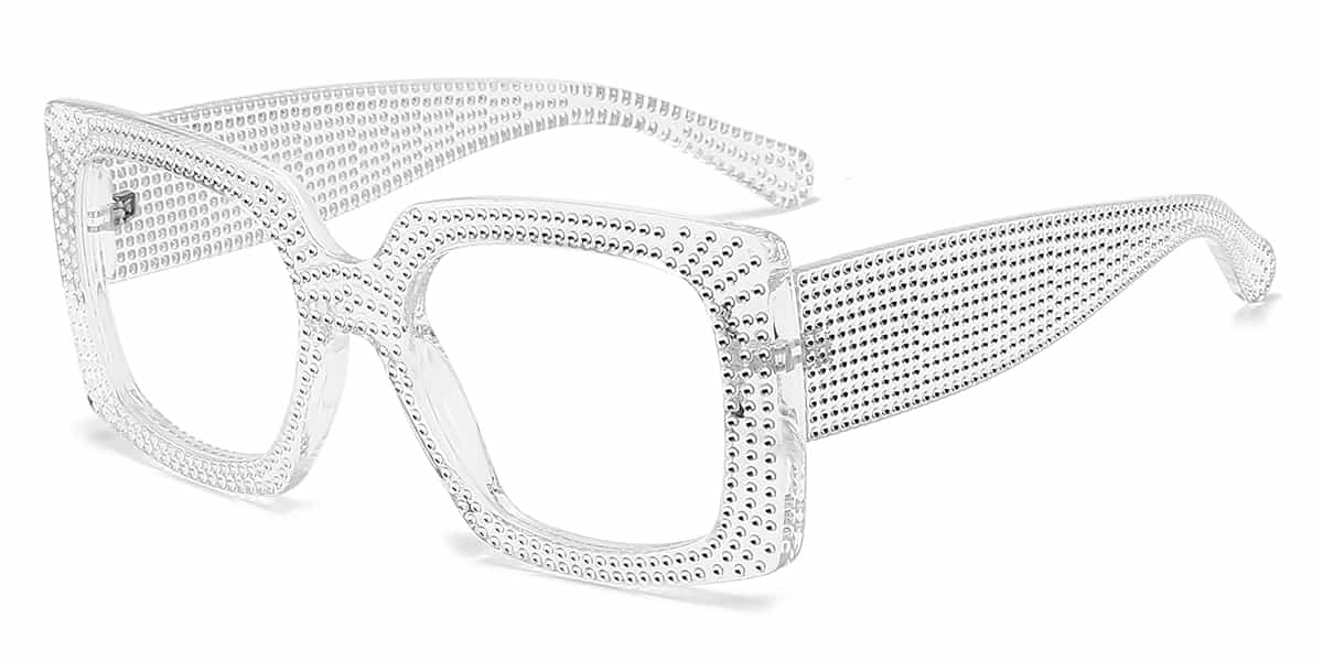 Clear - Square Glasses - Bailey