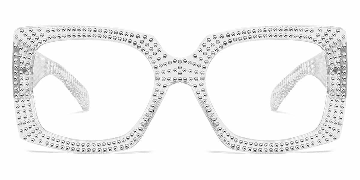 Clear - Square Glasses - Bailey