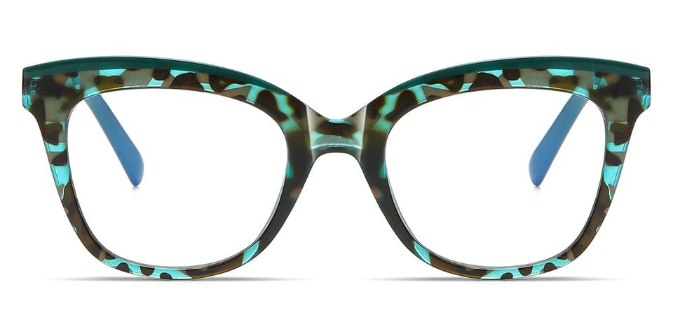 Green Spots Maggie - Cat Eye Glasses