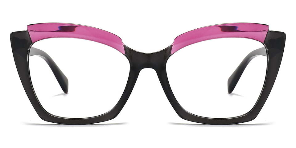 Black Purple Isaiah - Cat Eye Glasses