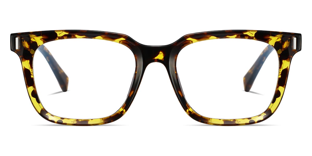Tortoiseshell - Rectangle Glasses - Everly