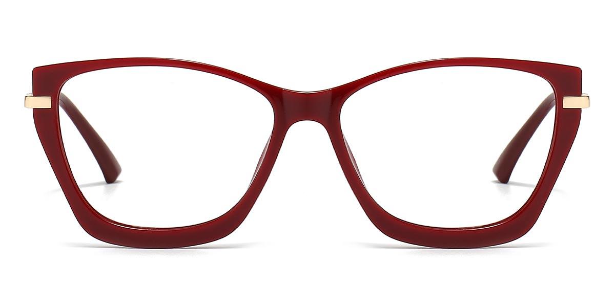 Red Isaac - Cat Eye Clip-On Sunglasses