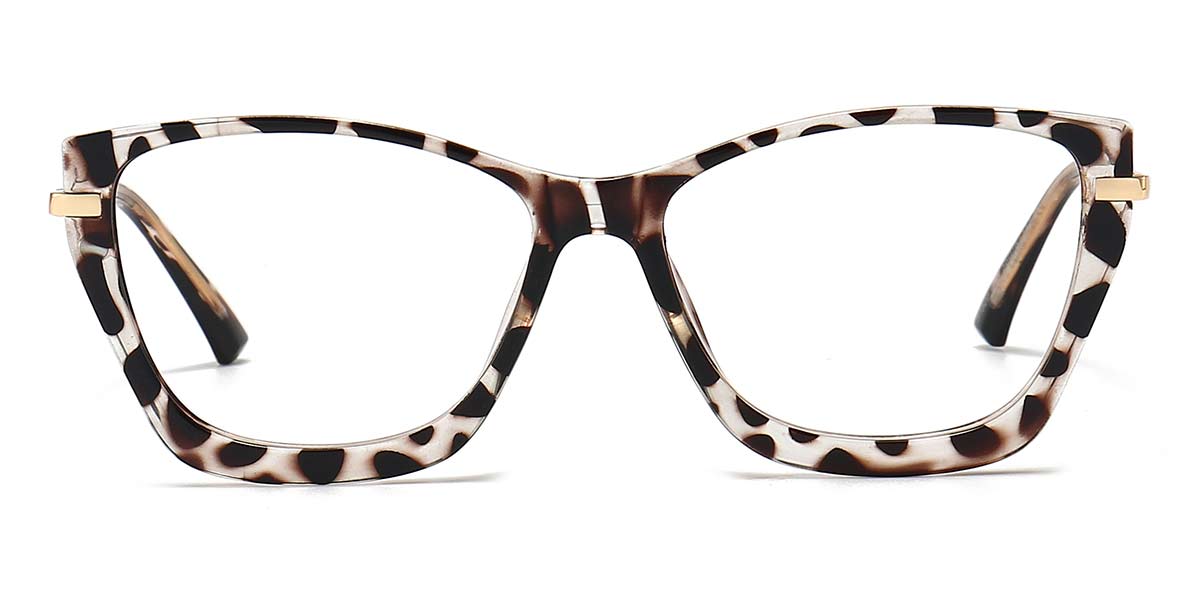 Tortoiseshell - Cat eye Clip-On Sunglasses - Isaac