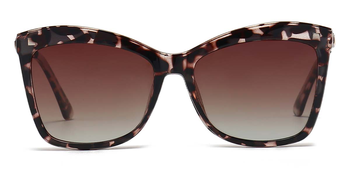 Tortoiseshell Brooklyn - Cat eye Clip-On Sunglasses