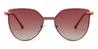 Cameo Brown Aubrey - Cat Eye Clip-On Sunglasses