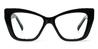 Black Ezra - Cat Eye Glasses