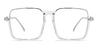 Clear Levi - Square Glasses