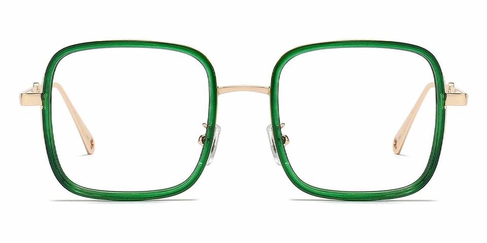 Green Lillian - Square Glasses
