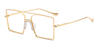 Gold Lyle - Square Glasses