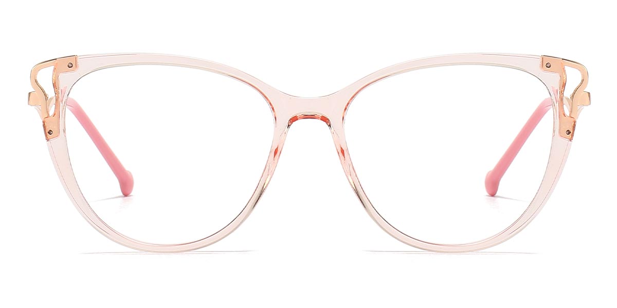 Pink - Cat eye Glasses - Odette