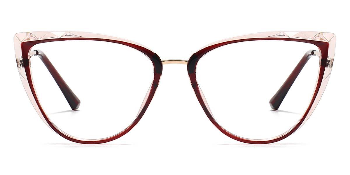 Red Panora - Cat Eye Glasses