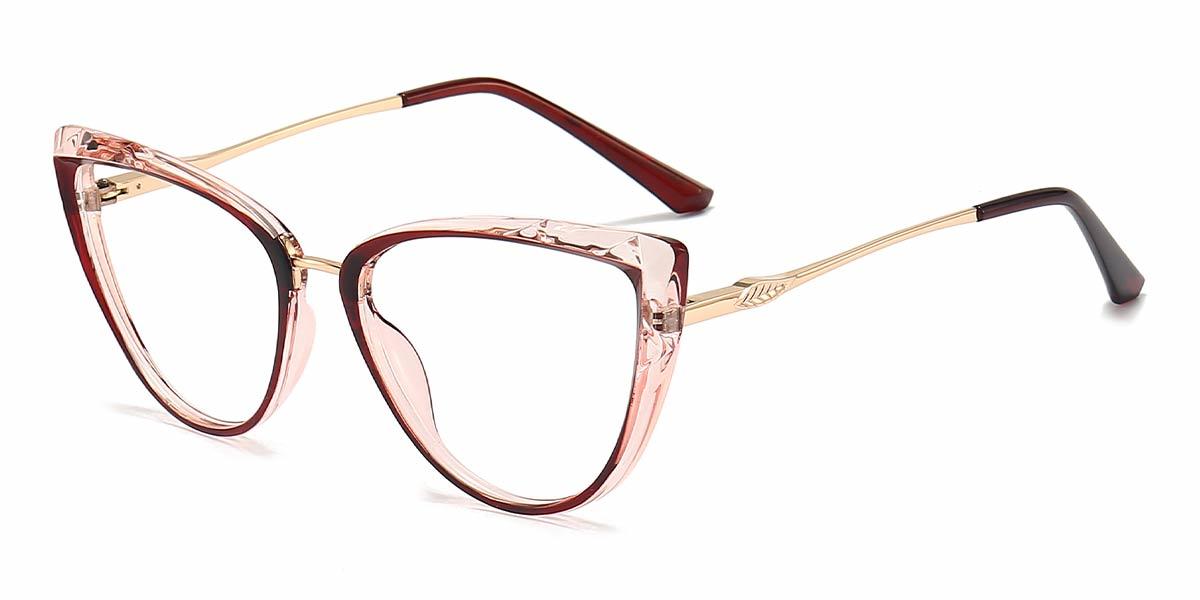 Red Panora - Cat Eye Glasses