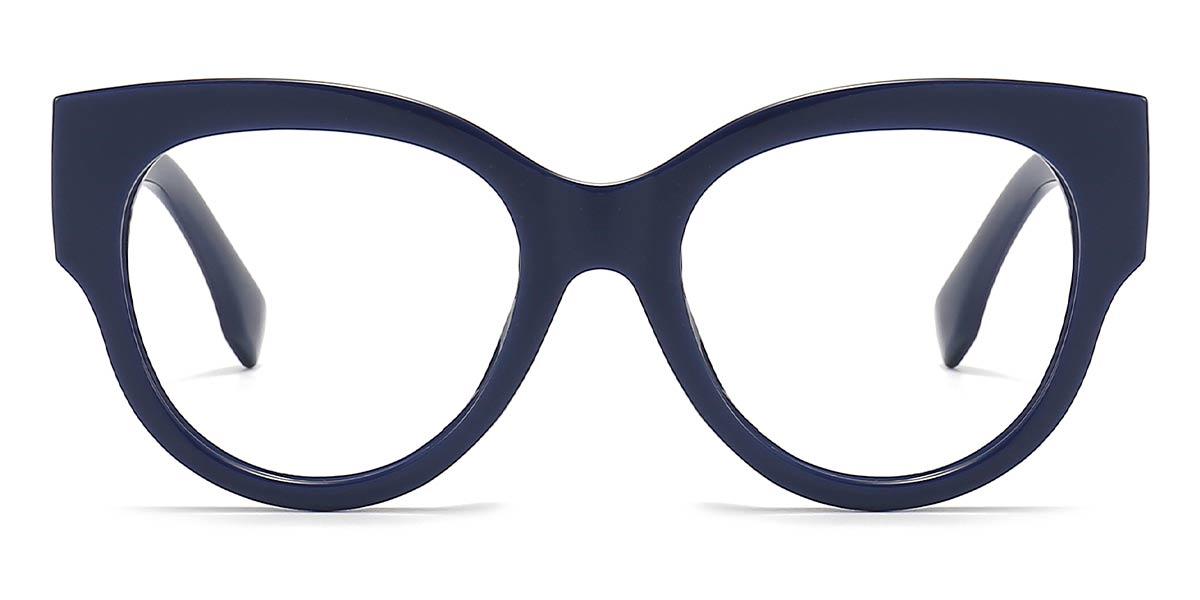 Blue Paige - Round Glasses
