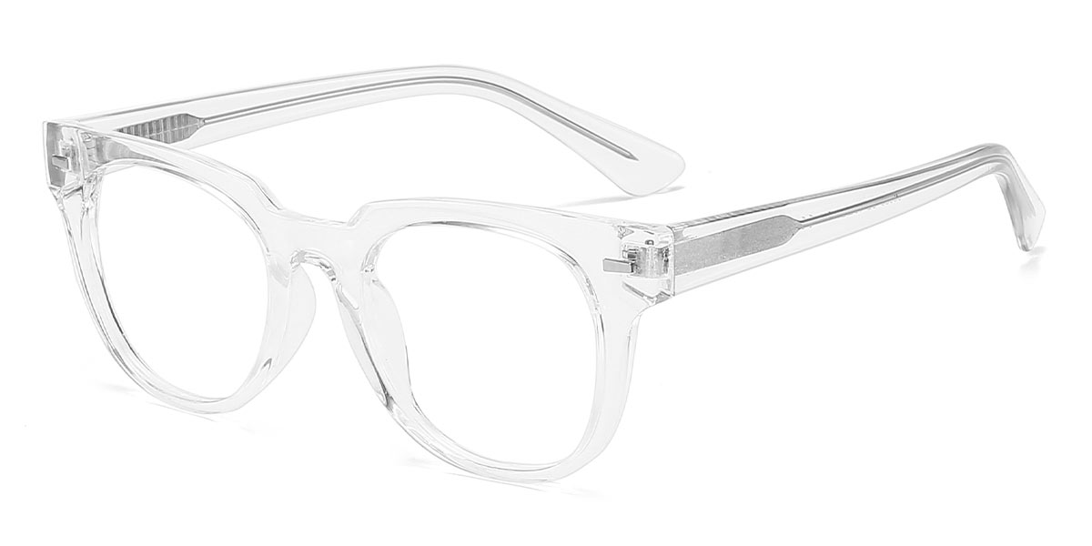Transparent - Oval Glasses - Vivian