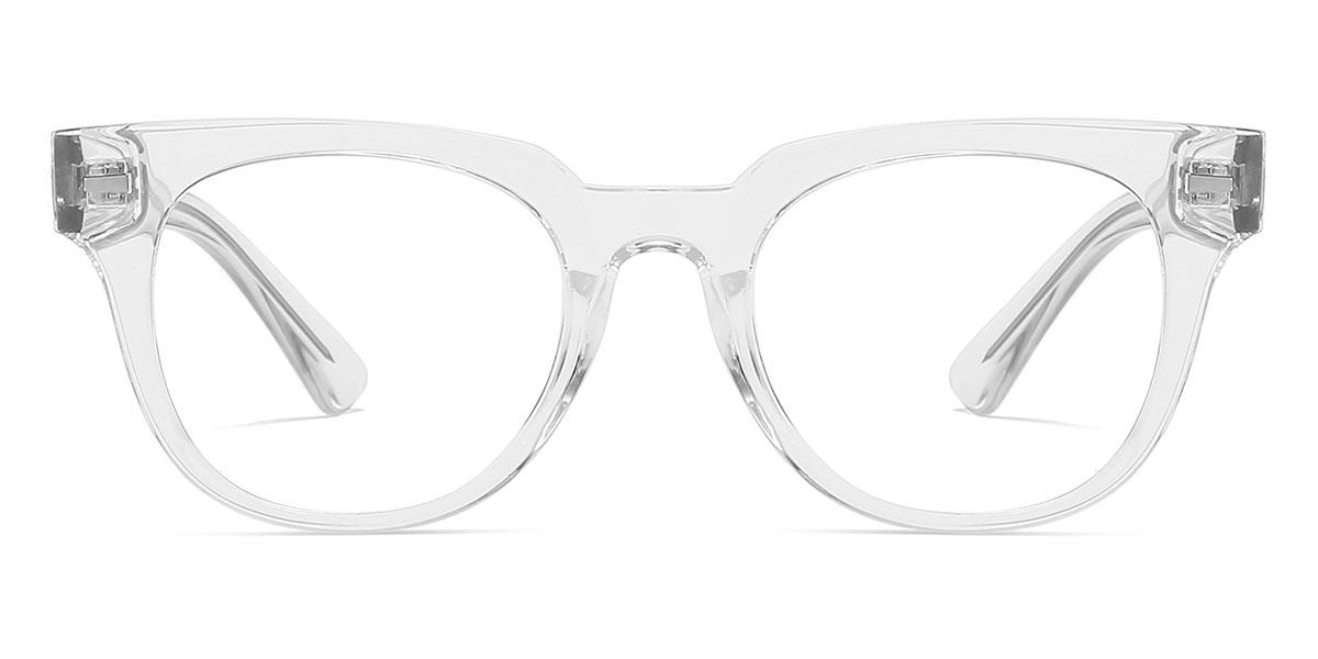 Clear Vivian - Oval Glasses