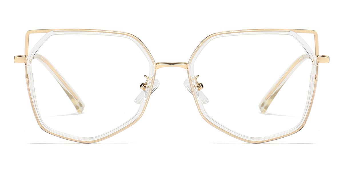 Transparent - Cat eye Glasses - Nydia