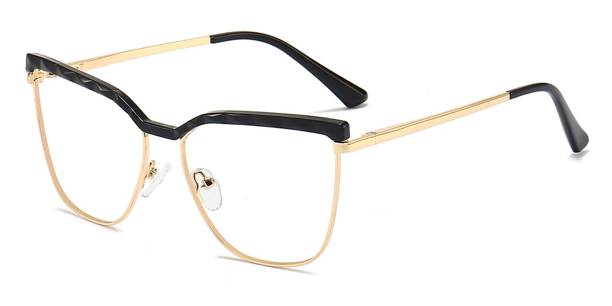 Black - Cat eye Glasses - Zephyr