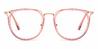 Pink Amaliaa - Round Glasses
