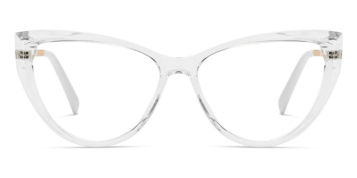 White Nanon - Cat Eye Glasses