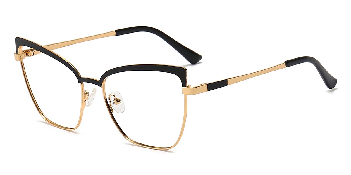 Black - Cat eye Glasses - Gia