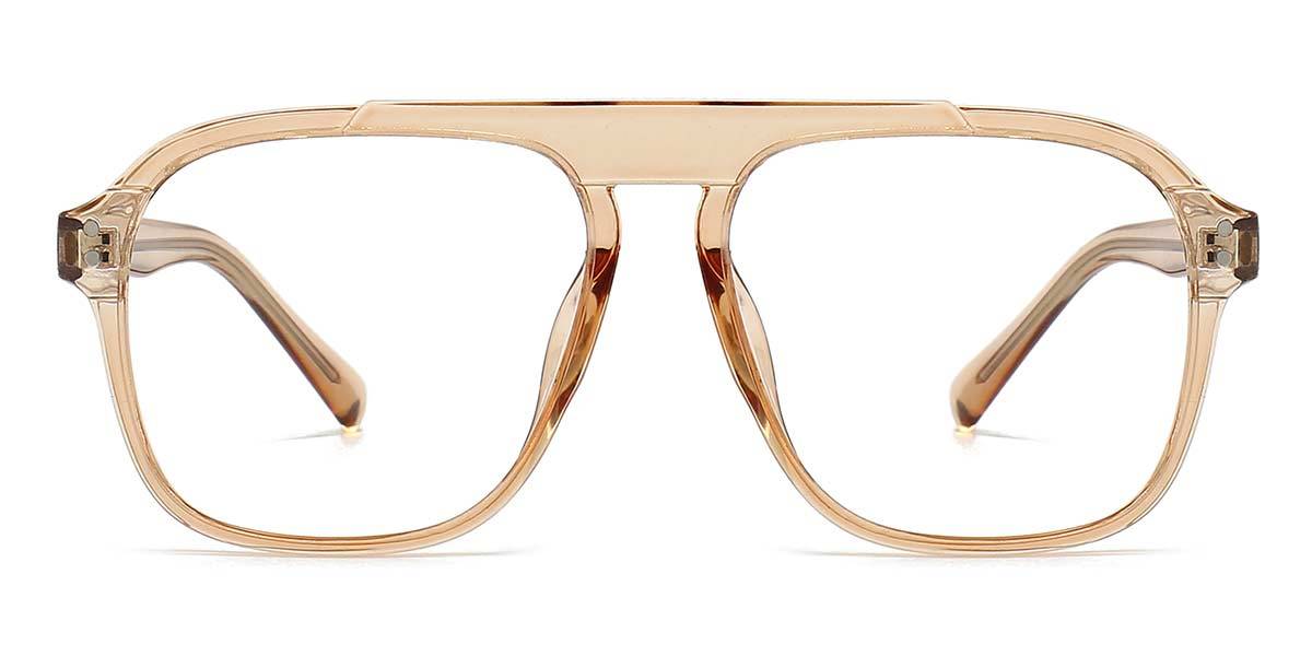 Tortoiseshell Brown Jade - Aviator Glasses