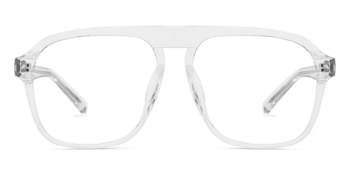 Transparent - Aviator Glasses - Jade