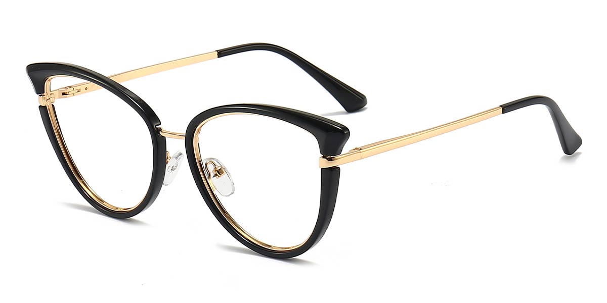 Black - Cat eye Glasses - Paraskeve
