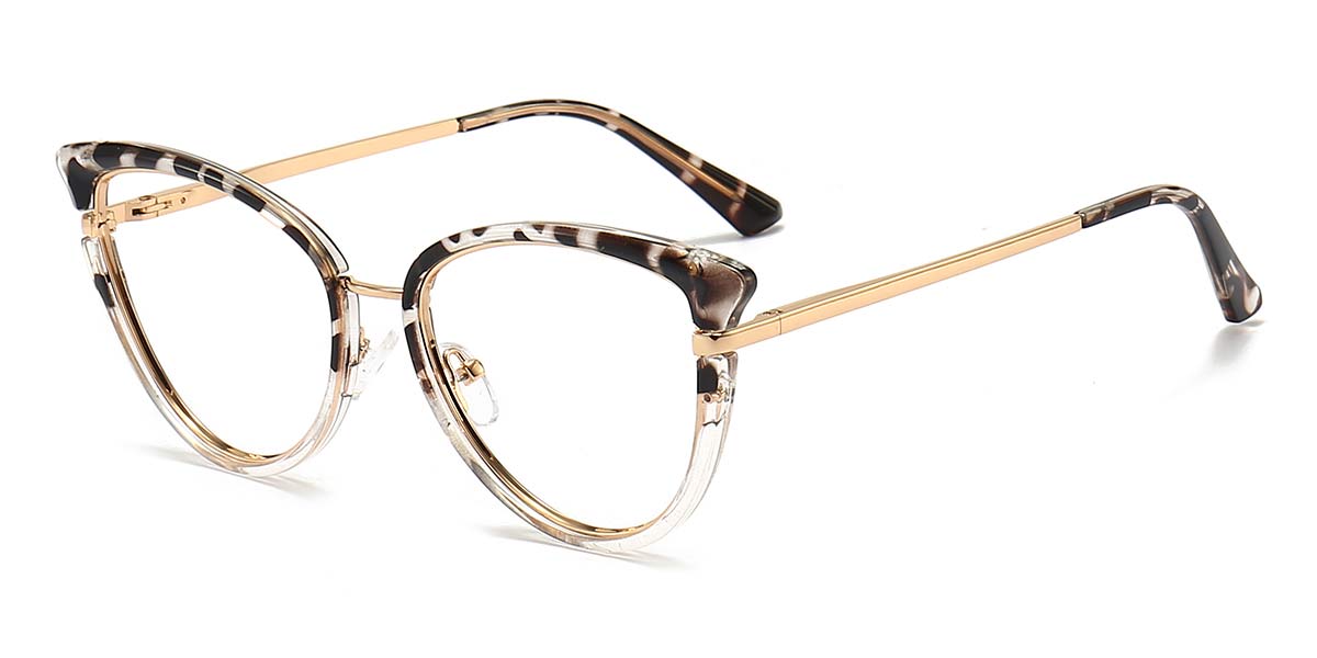 Grey Tortoiseshell - Cat eye Glasses - Paraskeve