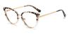 Grey Stripe Paraskeve - Cat Eye Glasses
