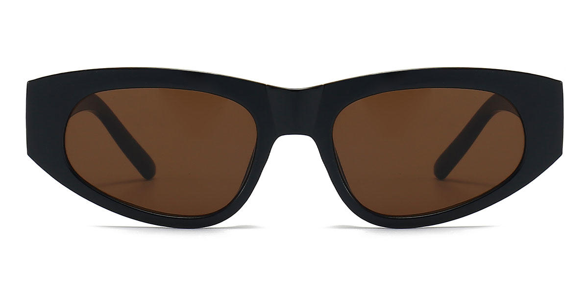 Black Brown Anya - Cat Eye Sunglasses