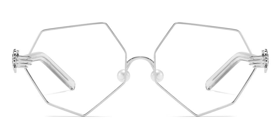Silver Rosabella - Square Glasses