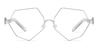 Silver Rosabella - Square Glasses