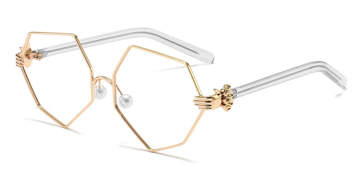 Gold Rosabella - Square Glasses