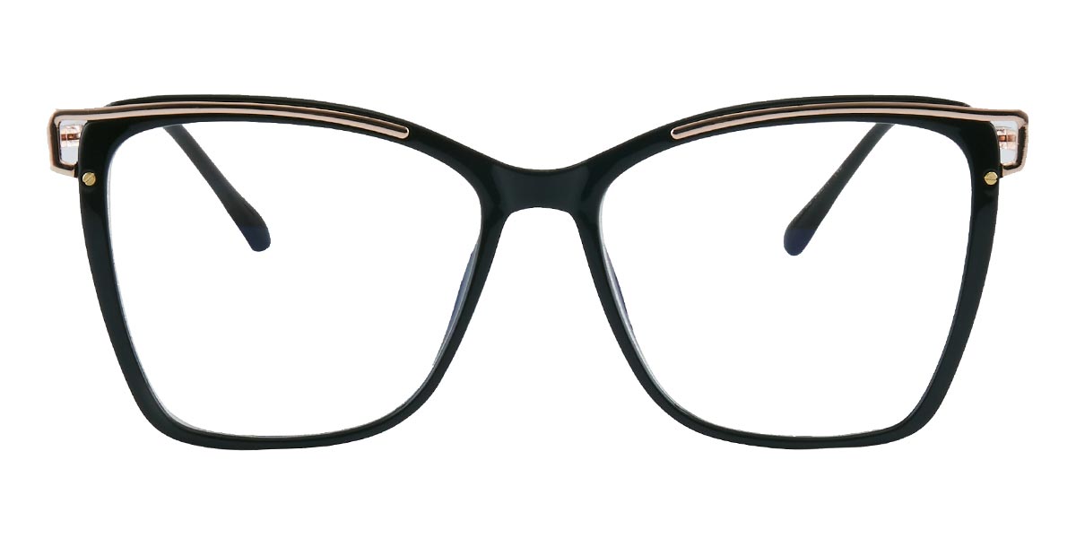 Black Halia - Square Glasses