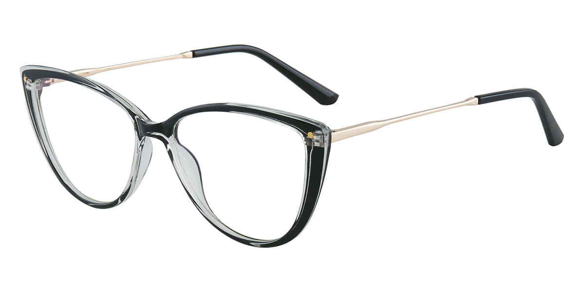 Black - Cat eye Glasses - Nash
