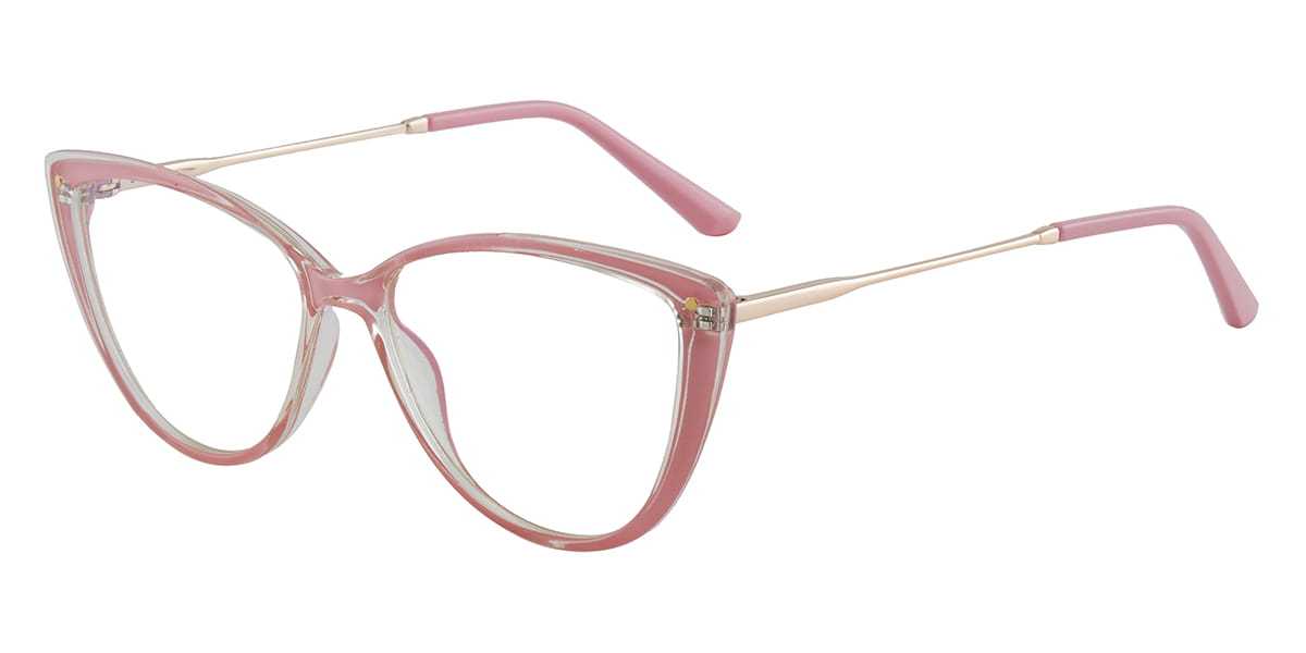 Pink - Cat eye Glasses - Nash