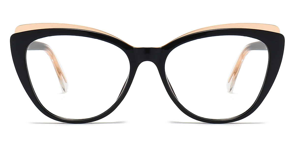 Black - Cat eye Glasses - Sean