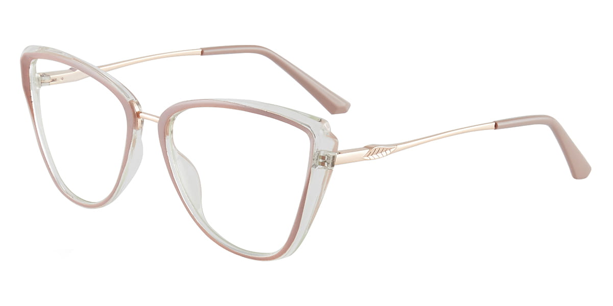 Nude Pink - Cat eye Glasses - Owen