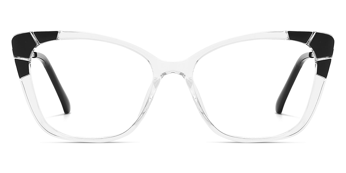 Transparent Gabriel - Cat eye Glasses