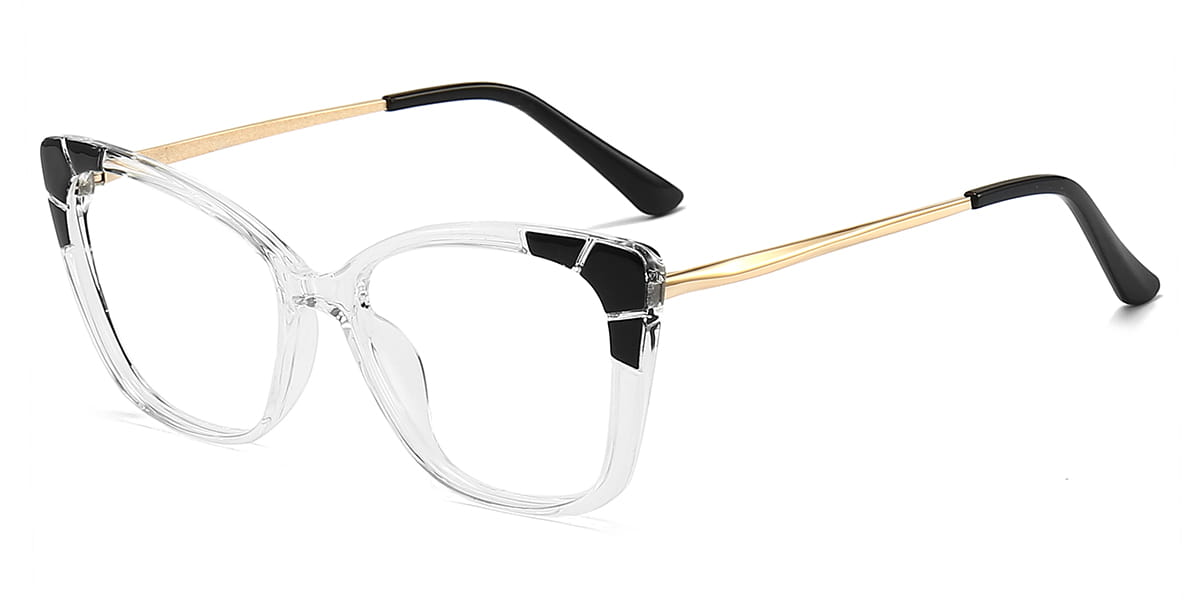 Transparent - Cat eye Glasses - Gabriel