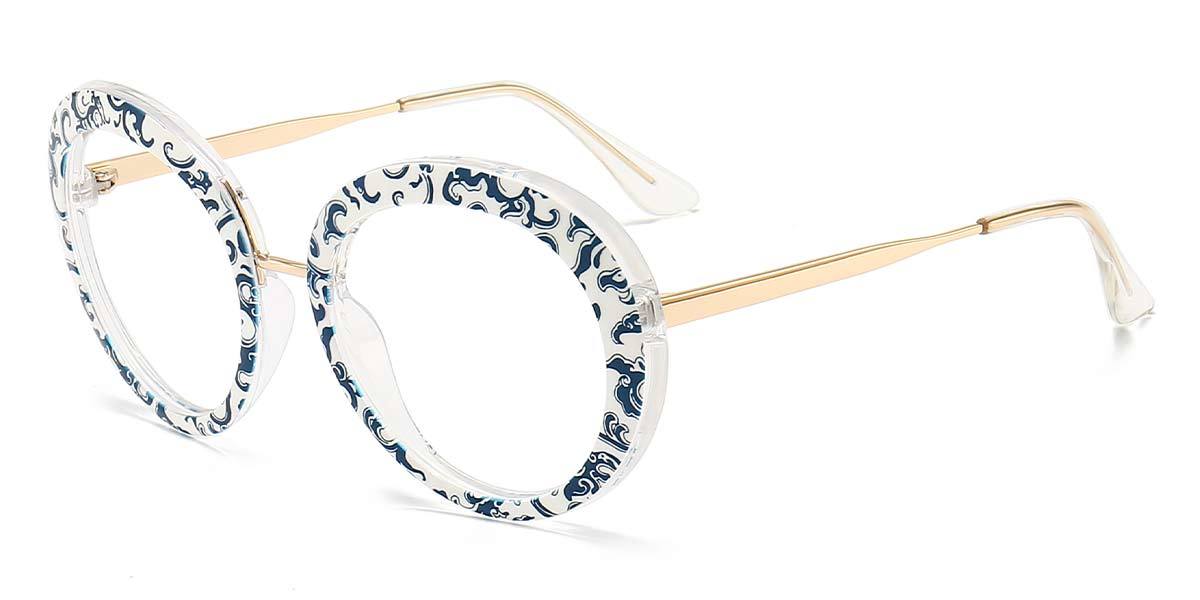 Celadon Colour Jayden - Round Glasses