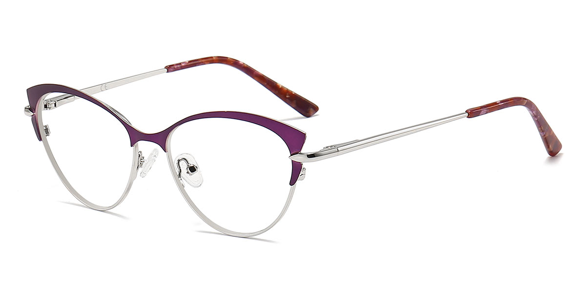 Purple Carter - Cat eye Glasses