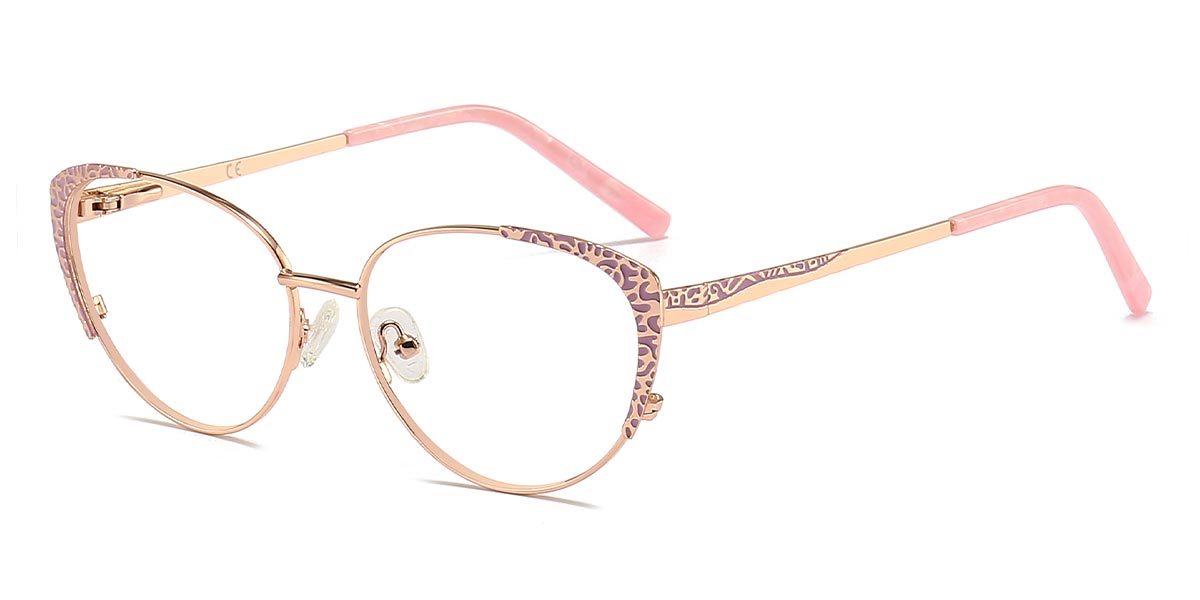 Pink - Cat eye Glasses - Lily