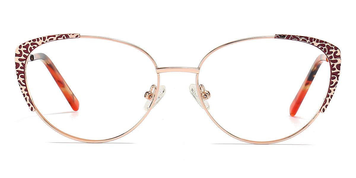 Wine - Cat eye Glasses - Lily