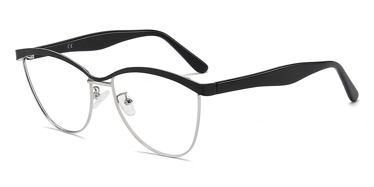 Black - Oval Glasses - Elias