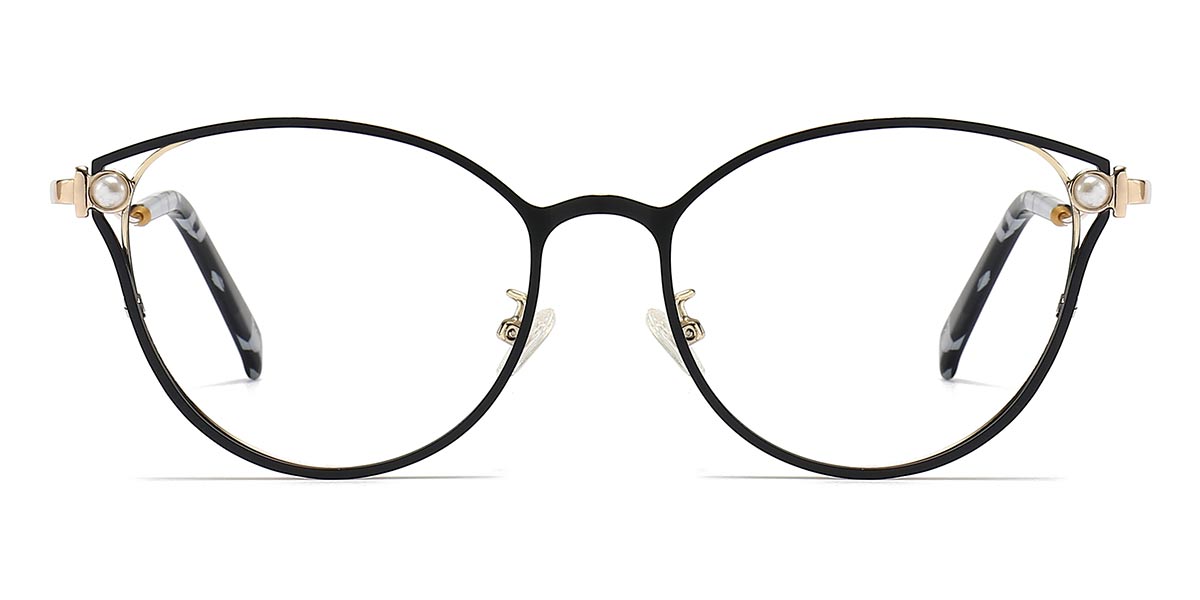 Black - Cat eye Glasses - Mary