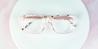 Light Pink Leila - Rectangle Glasses
