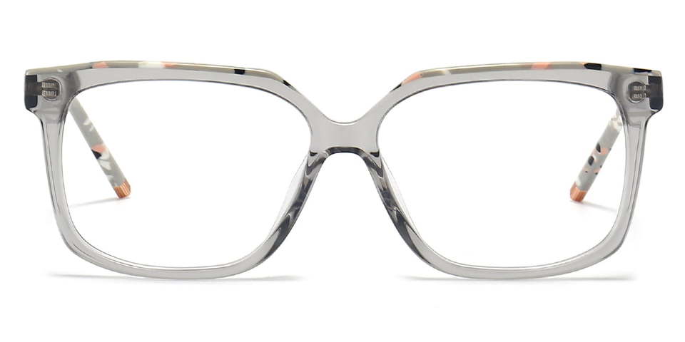 Light Grey Leila - Rectangle Glasses